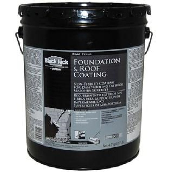 Black Jack 6025-9-30 Non-Fibered Coating, Black, 5 gal Container, Liquid
