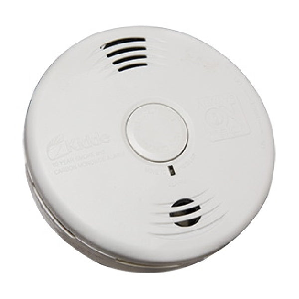 Kidde 21026065 Smoke Alarm with Sealed Lithium Battery, 10 ft, 85 dB, Alarm: Audio, White