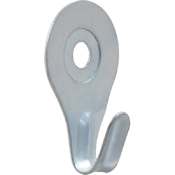 HILLMAN 5020 Wall Hook, 5 lb, Steel, Zinc