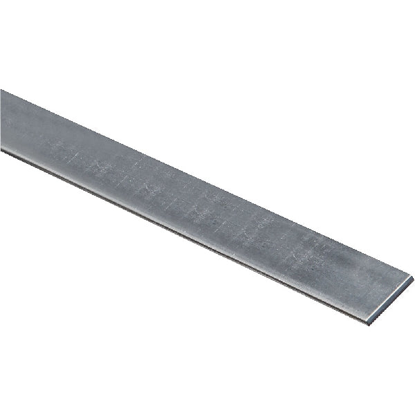 National Hardware N180-034 Flat Stock, 1 in W, 72 in L, 0.12 in Thick, Steel, Galvanized, G40 Grade