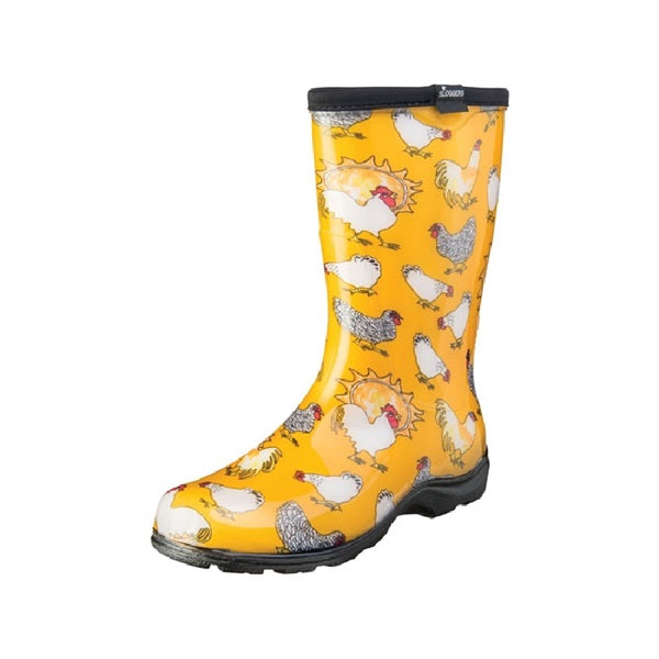 Sloggers 5016CDY-09 Rain and Garden Boots, 9 in, Chicken, Daffodil Yellow