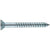 HILLMAN 40814 Screw, #6 Thread, 3/4 in L, Flat Head, Zinc