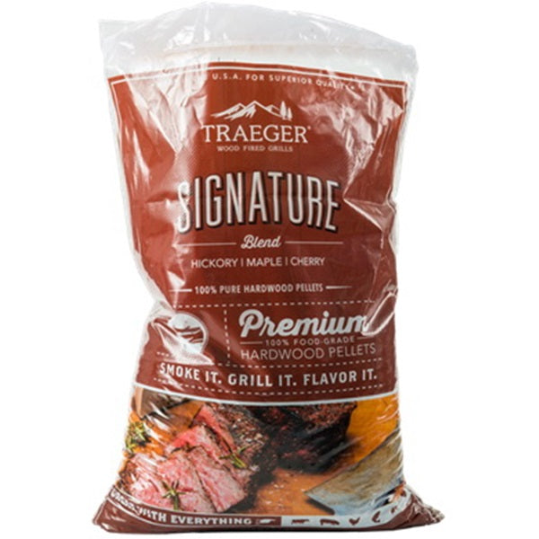 Traeger PEL331 Signature Blend Wood Pellet, Hardwood, 20 lb Bag