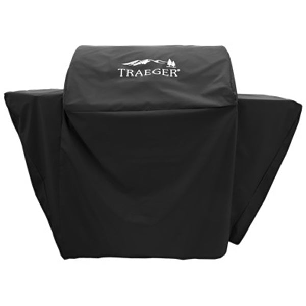 Traeger BAC375 Full-Length Grill Cover, 57 in W, 21 in D, 50 in H, Vinyl, Black
