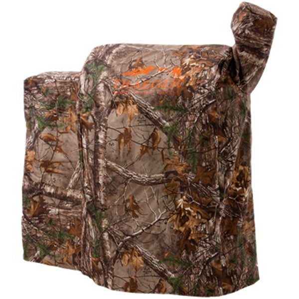 Traeger Realtree 22 BAC376 Full-Length Grill Cover, 22 in W, 35 in D, 39 in H, Kevlar/PVC, Camouflage