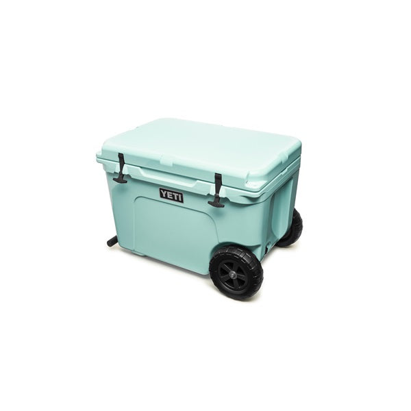 YETI Tundra Haul 50, 10060170000 Neverflat Wheeled, Hard Cooler, 45 Can Capacity, Reef Blue