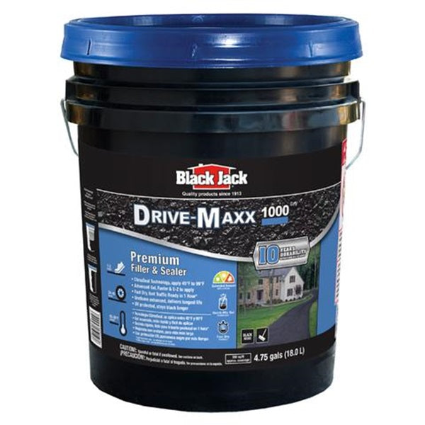 Black Jack Drive-Maxx 1000 6455-9-30 Premium Filler and Sealer, Liquid, Black, 4.75 GAL