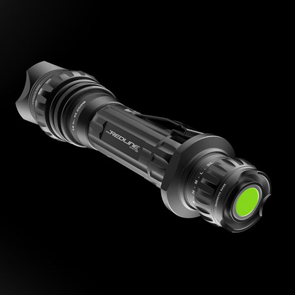 NEBO REDLINE Series 6189 Rechargeable Flashlight, Lithium-Ion Battery, LED Lamp, 3100 Lumens, 0.9 to 222 m Beam Distance