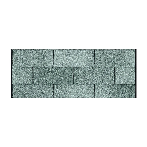 CertainTeed XT 25 Series XTGF Roof Shingle, 36 in L, 12 in W, Fiberglass, Gray Frost