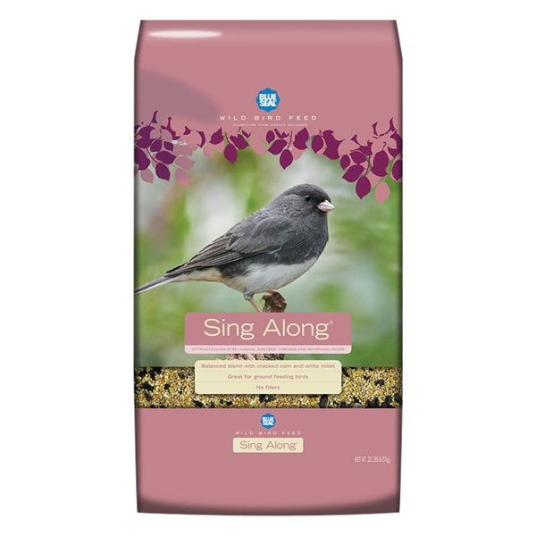 Blue Seal Sing Along 1136-40 Wild Bird Food, Grain, 40 lb Package, Bag