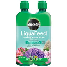 Load image into Gallery viewer, Miracle-Gro LiquaFeed 112100 Flowering Tree and Shrub Plant Food, 16 oz Bottle, Liquid, 9-3-3 N-P-K Ratio

