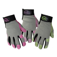 Load image into Gallery viewer, BOSS GUARD 790L Garden Gloves, Women&#39;s, L, Keystone Thumb, Hook and Loop Cuff, Spandex Back, Assorted
