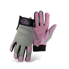 Load image into Gallery viewer, BOSS GUARD 790L Garden Gloves, Women&#39;s, L, Keystone Thumb, Hook and Loop Cuff, Spandex Back, Assorted
