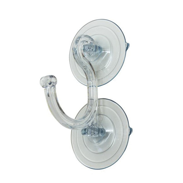 Adams 5750-86-5034 Heavy-Duty Suction Cup Hook, Polycarbonate, Clear