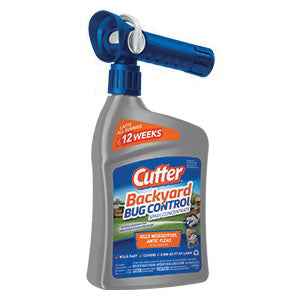 Cutter Backyard HG-61067 Concentrated Bug Control Spray, Liquid, 32 oz Bottle
