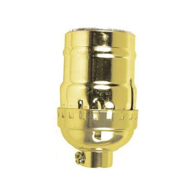 Jandorf 60406 Lamp Socket, 250 V, 660 W, Brass Housing Material