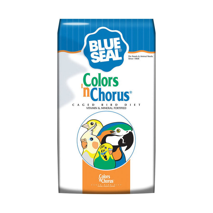 Blue Seal Colors 'n Chorus 11285 Bird Diet Food, 50 lb Bag