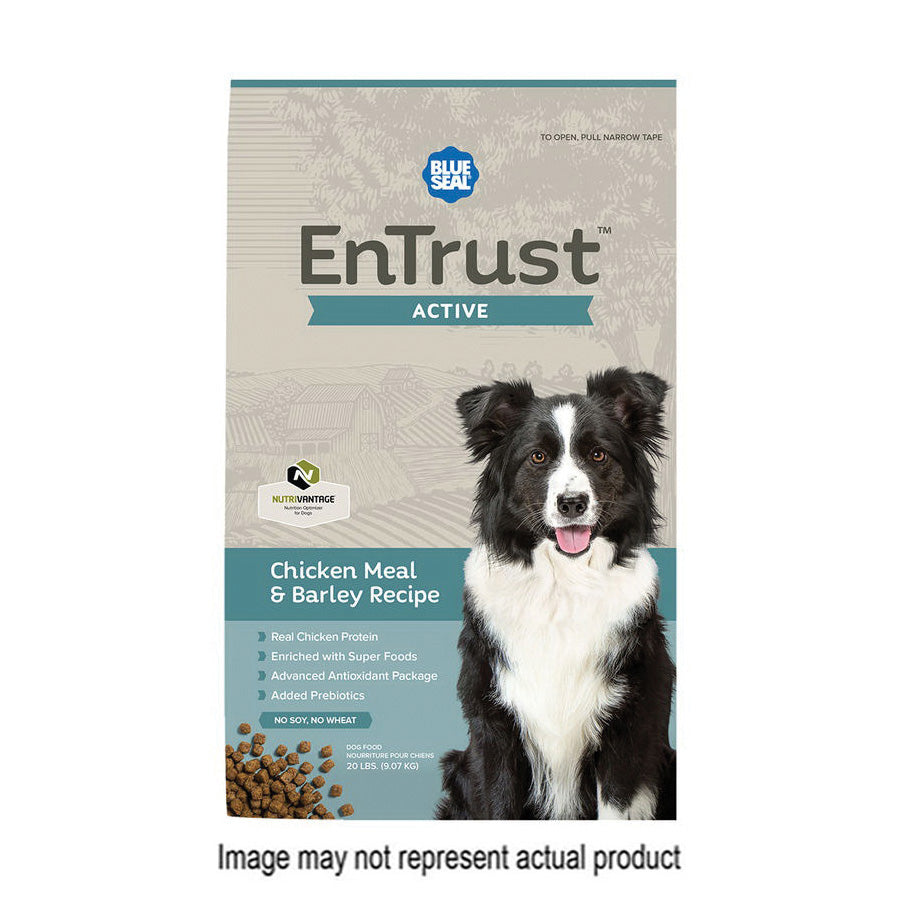 Blue Seal EnTrust 3965-40 Active Dog Food, Dry, 40 lb Bag