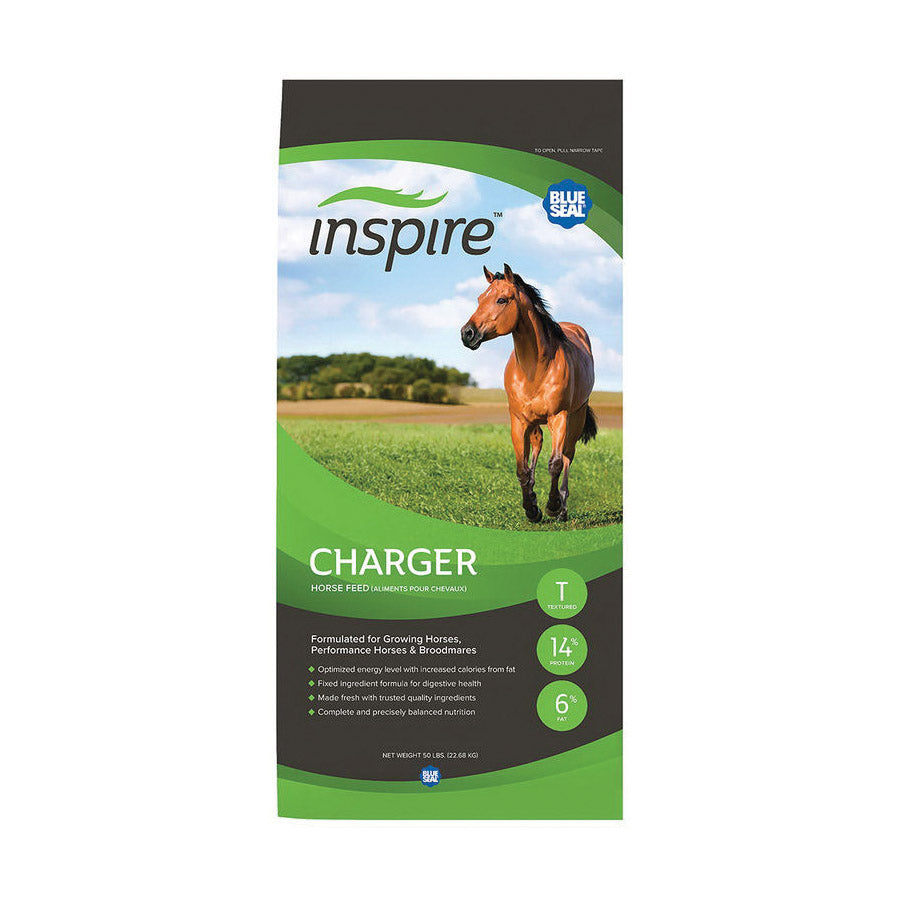 Blue Seal Inspire 3623 Charger Horse Feed, Adult Lifestage, 50 lb Bag
