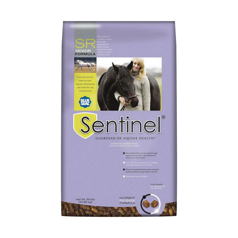 Blue Seal Sentinel 1960 Senior SR Horse Feed, Adult, Senior Lifestage, 50 lb Bag