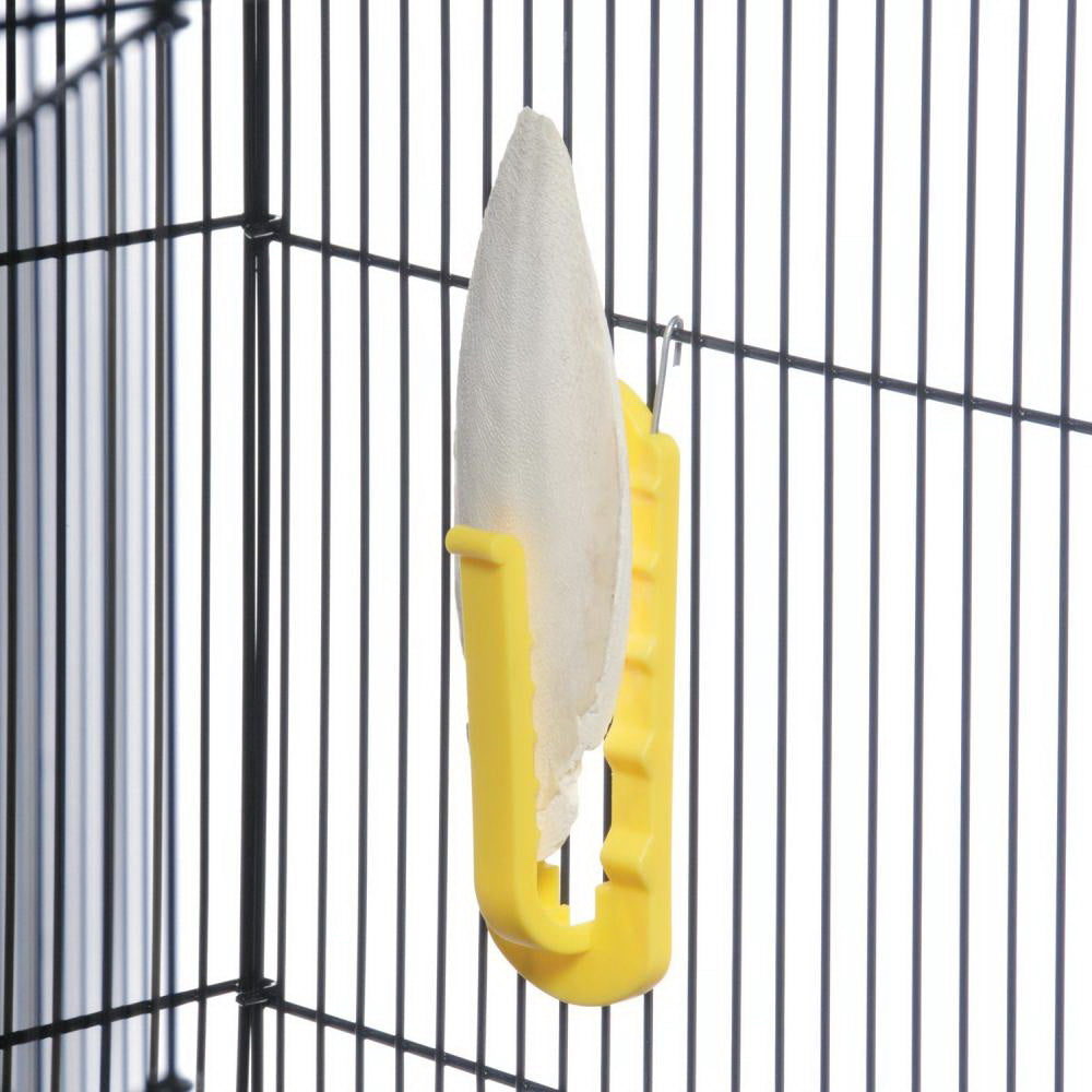 PREVUE HENDRYX BIRDIE basics 1149 Cuttlebone Holder, Plastic, Yellow