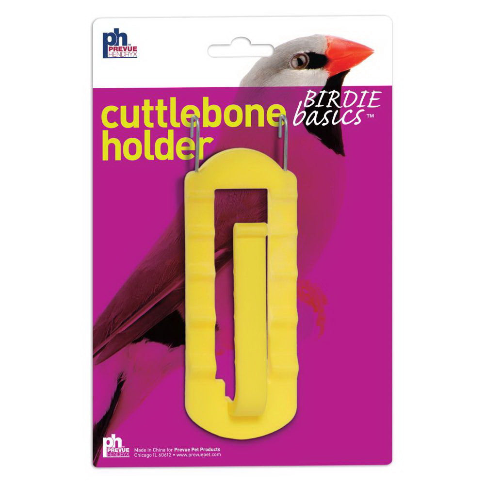 PREVUE HENDRYX BIRDIE basics 1149 Cuttlebone Holder, Plastic, Yellow