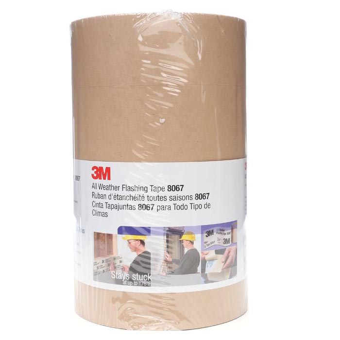 3M 3MFLASHTAPE9 Flashing Tape, 75 ft L, 9 in W, Tan