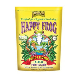 Happy Frog 500336 Fruit and Flower Fertilizer, 4 lb, 4-9-3 N-P-K Ratio