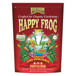 Happy Frog 500329 Tomato and Vegetable Fertilizer, 4 lb, 5-7-3 N-P-K Ratio