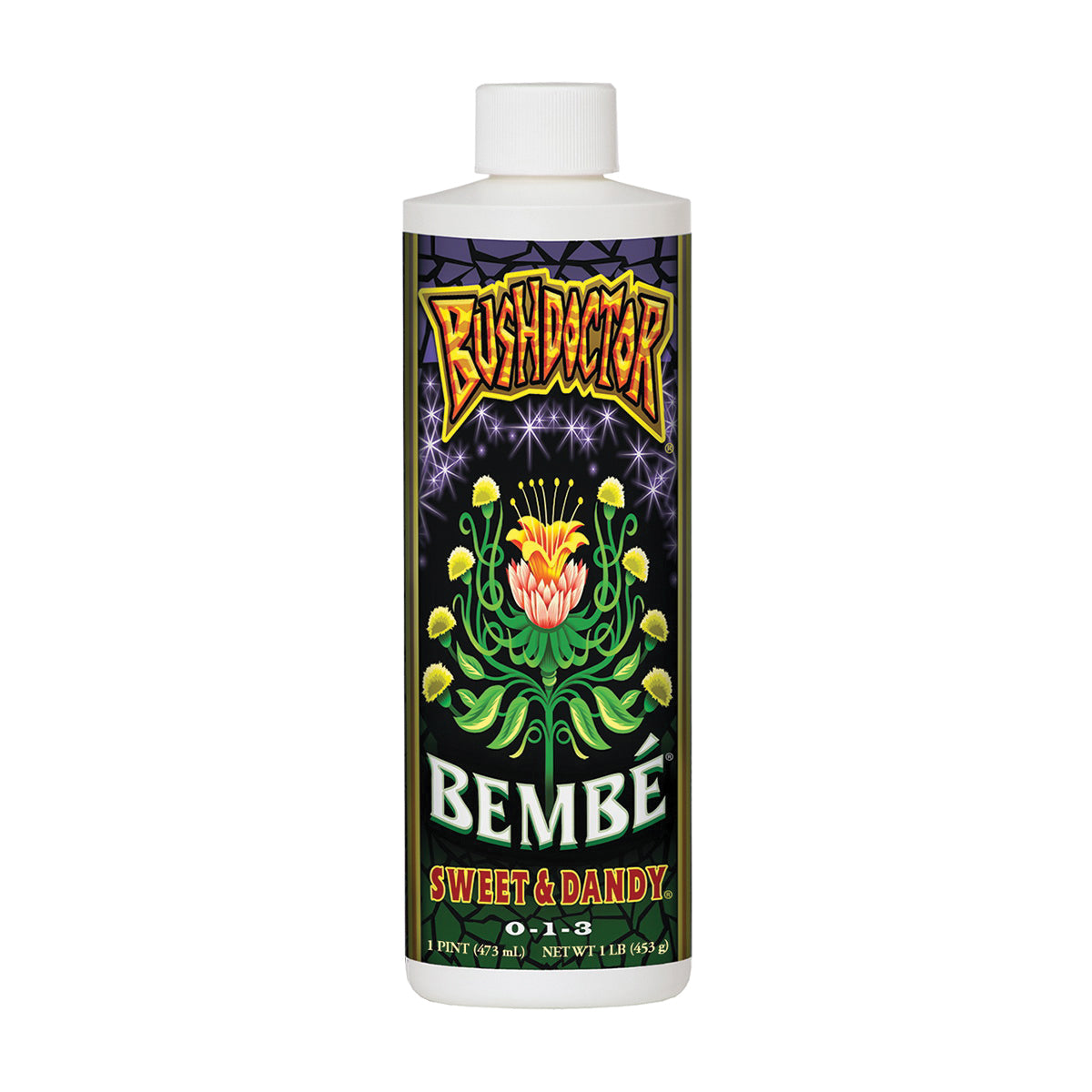 BUSH DOCTOR Bembe Sweet &amp; Dandy 732880 Plant Food, 1 pt, Liquid, 0-1-3 N-P-K Ratio