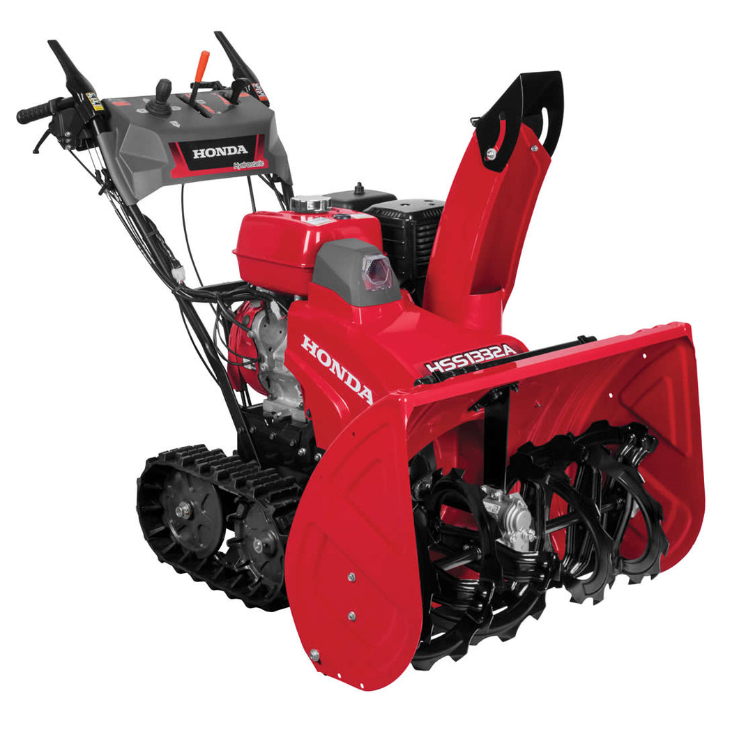 Honda HSS1332AAT Snow Blower, Gasoline, 389 cc Engine Displacement, 4-Cycle OHV Engine, 2-Stage, 56 ft Throw