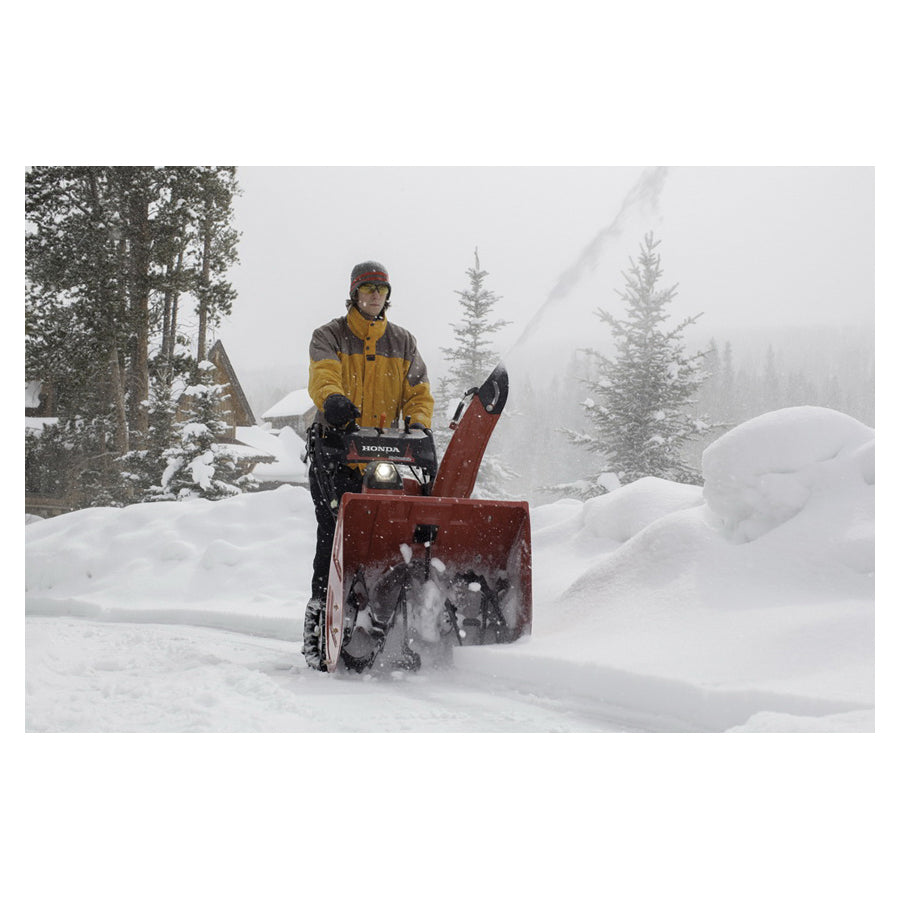 Honda HSS724AATD Snow Blower, Gasoline, 196 cc Engine Displacement, 4-Cycle OHV Engine, 2-Stage, 49 ft Throw