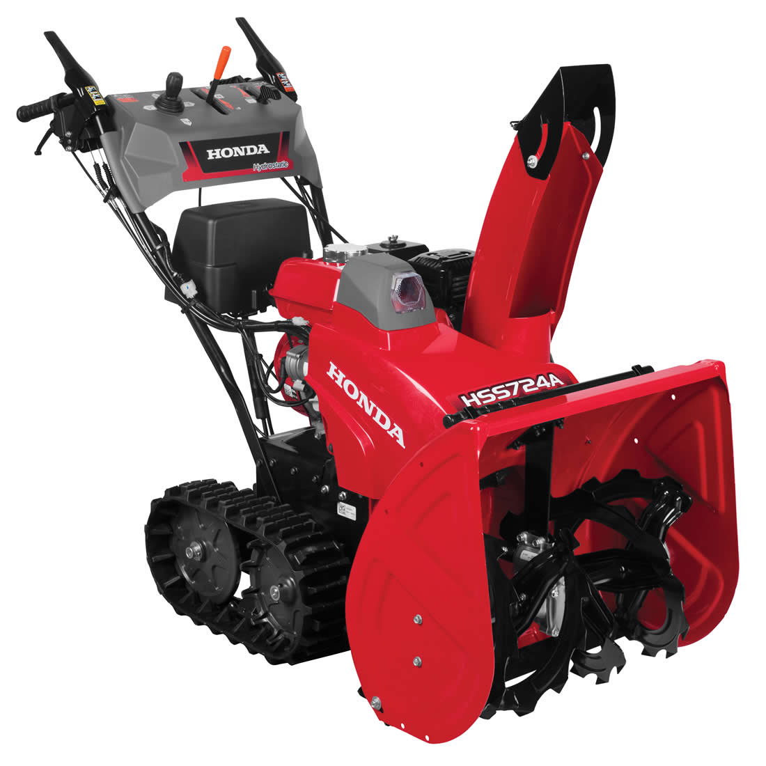 Honda HSS724AATD Snow Blower, Gasoline, 196 cc Engine Displacement, 4-Cycle OHV Engine, 2-Stage, 49 ft Throw