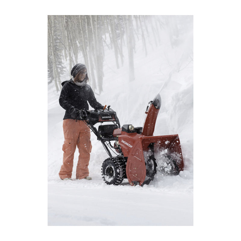 Honda HSS724AAWD Snow Blower, Gasoline, 196 cc Engine Displacement, 4-Cycle OHV Engine, 2-Stage, 49 ft Throw