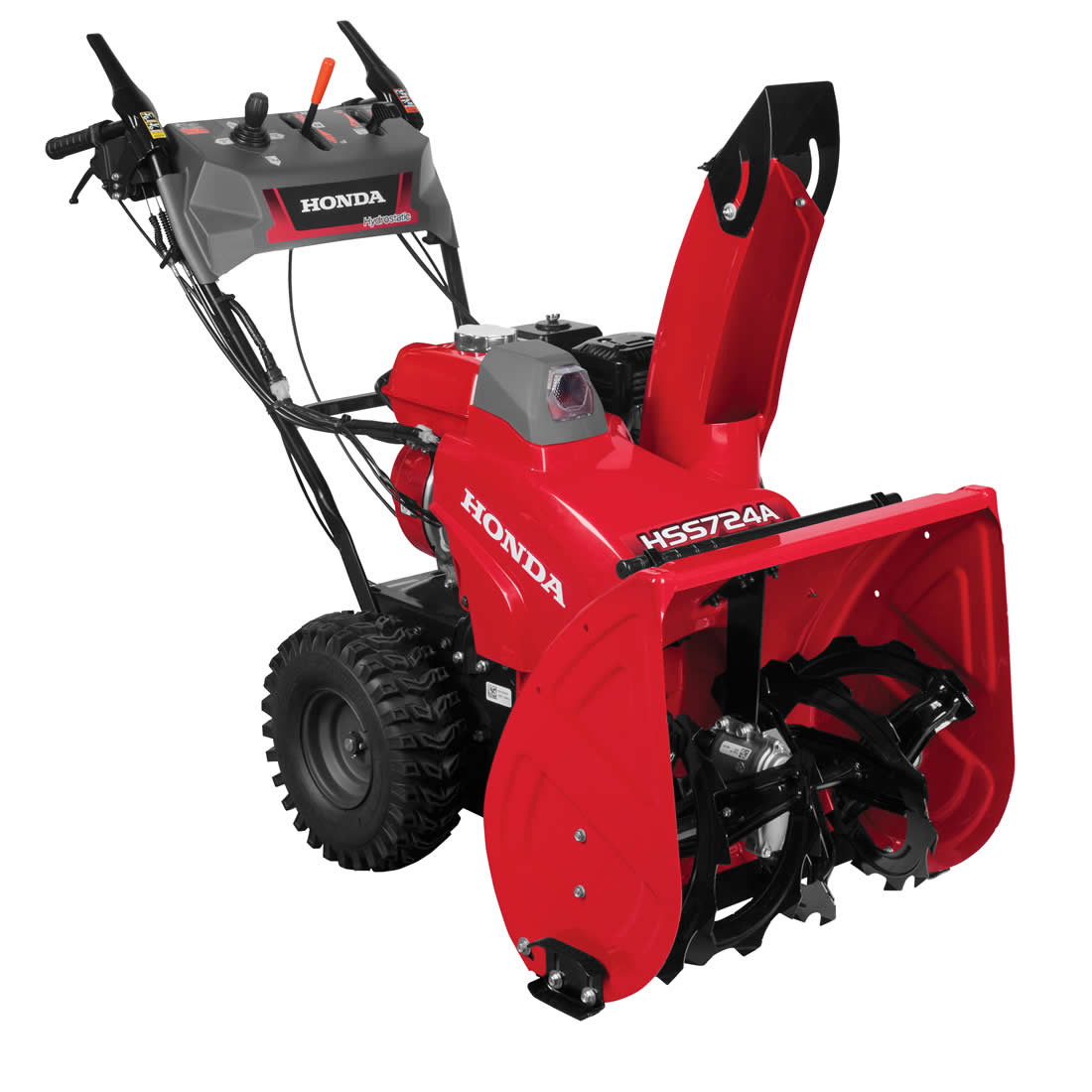 Honda HSS724AAW Snow Blower, Gasoline, 196 cc Engine Displacement, 4-Cycle OHV Engine, 2-Stage, 49 ft Throw