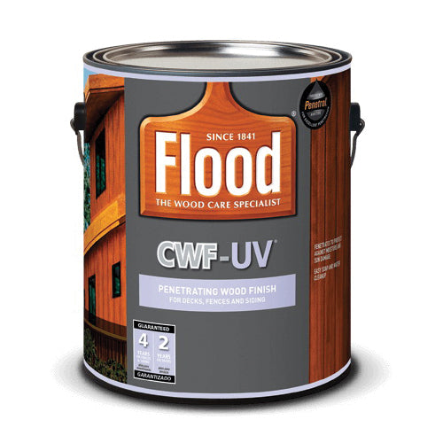 Flood CWF-UV Fld520 Wood Finish, Clear, Brown, Liquid, 1 gal