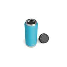 Load image into Gallery viewer, YETI Rambler 21071500115 Vacuum Insulated Bottle with Chug Cap, 36 oz Capacity, Stainless Steel, Reef Blue
