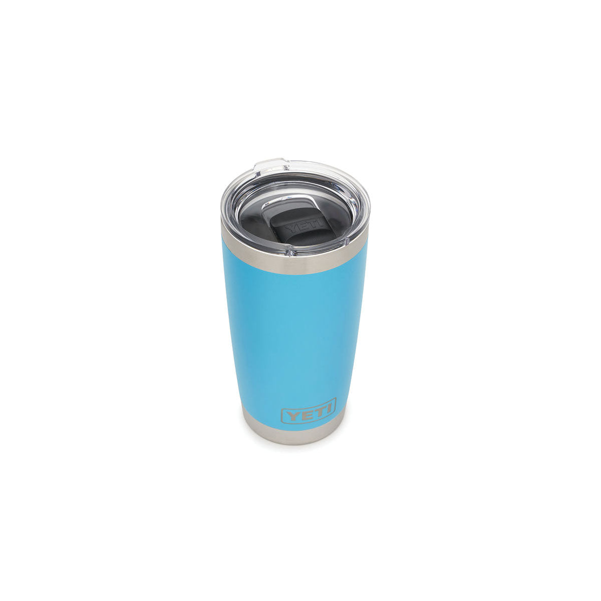 YETI Rambler 21071500028 Tumbler, 20 oz Capacity, MagSlider Lid, Stainless Steel, Insulated, Reef Blue