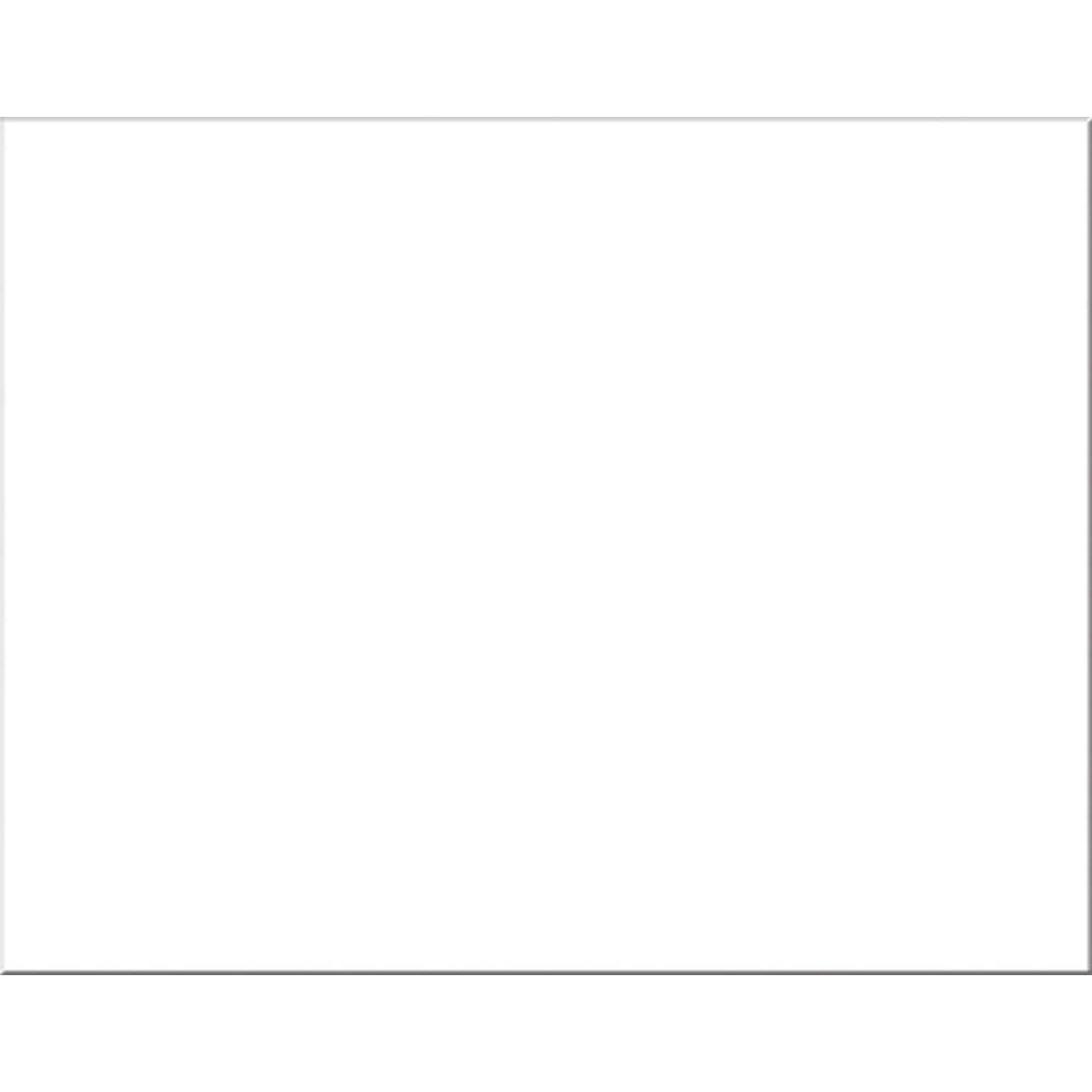 Pacon P104159 Railroad Board, 28 in W, 22 in H, White Board