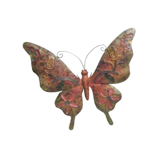 Very Cool Stuff V15 MRMB21 Wall Decor, Rusted Butterfly, Metal