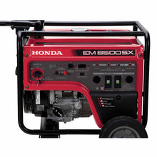 Load image into Gallery viewer, Honda EM EM6500SX21 Portable Generator, 45.8/22.9 A, 120/240 V, Gasoline, 6.2 gal Tank, 6.9 hr Run Time
