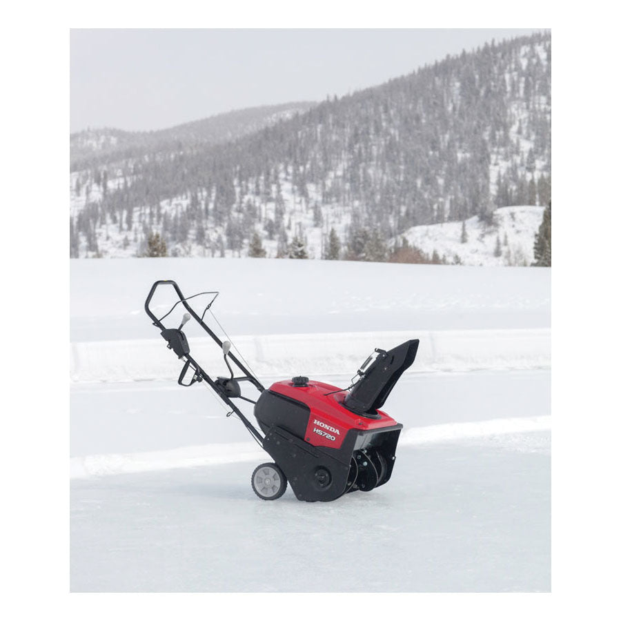 Honda HS720AA Snow Blower, Gasoline, 187 cc Engine Displacement, Honda GC190 Engine, 1-Stage, 33 ft Throw