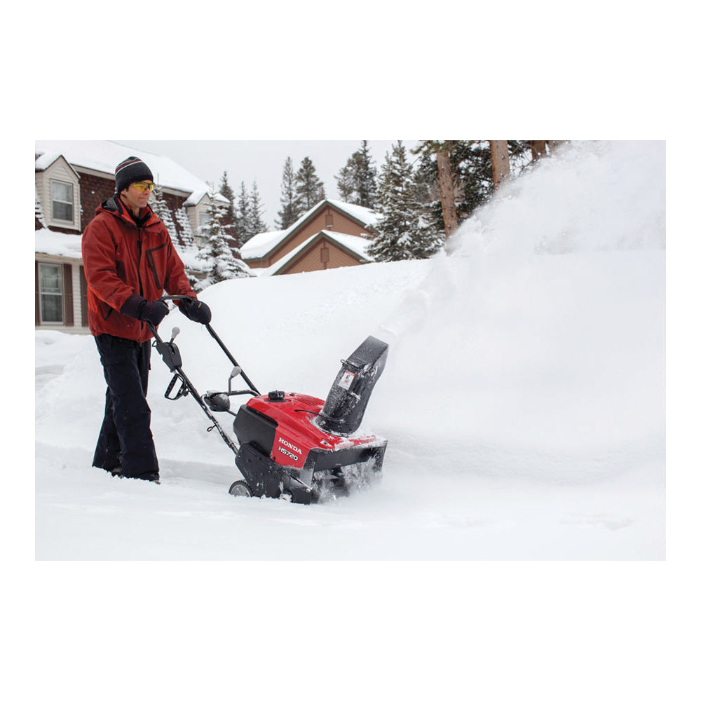 Honda HS720AA Snow Blower, Gasoline, 187 cc Engine Displacement, Honda GC190 Engine, 1-Stage, 33 ft Throw