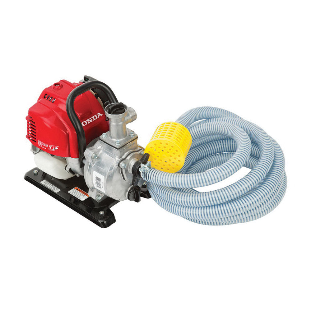 Honda WX10TA Water Pump, 1 in Outlet, 121 ft Max Head, 32 gpm, Aluminum Impeller, Aluminum