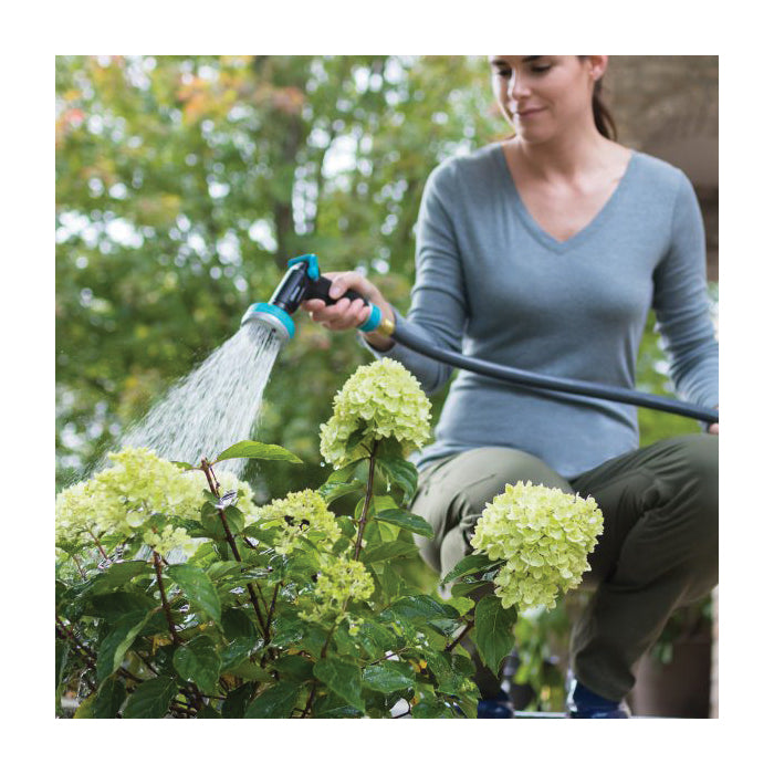 GILMOUR MFG Flexogen 874751-1001 Garden Hose, 75 ft L, Brass, Gray