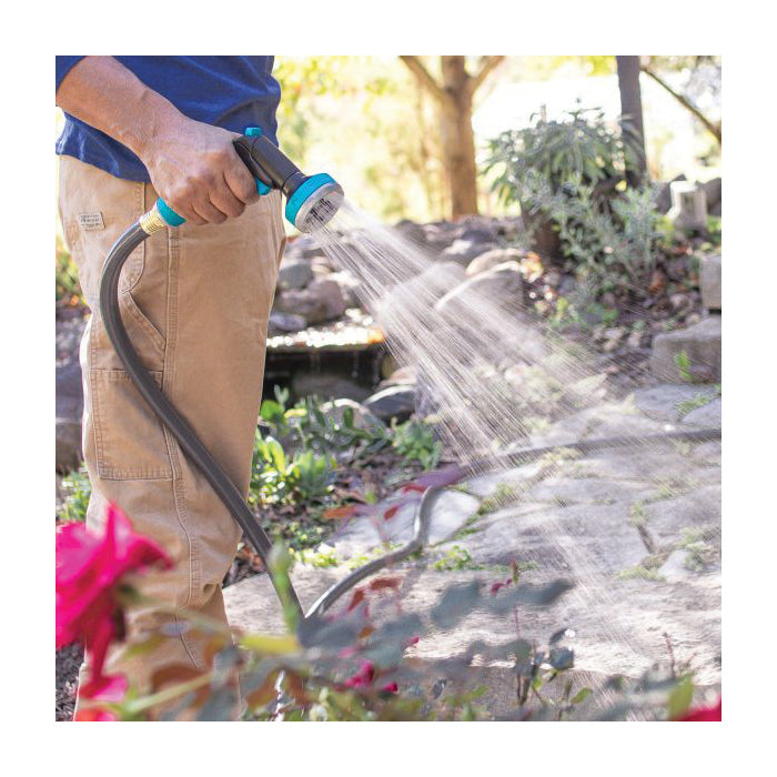 GILMOUR MFG Flexogen 874751-1001 Garden Hose, 75 ft L, Brass, Gray