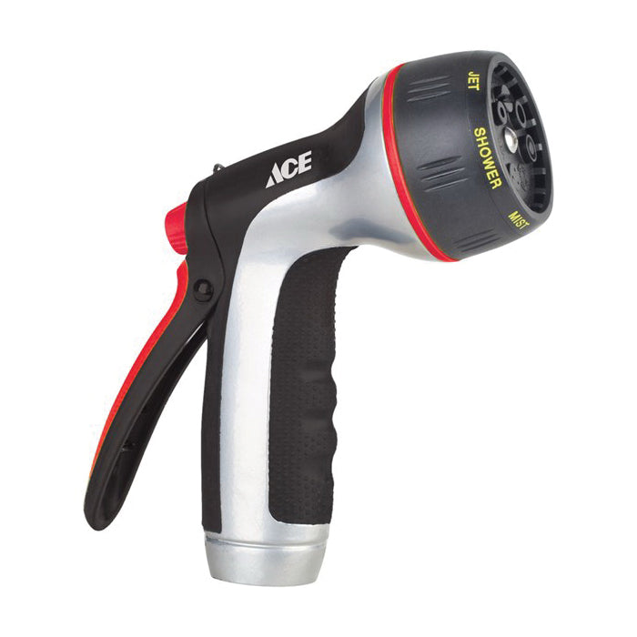 ACE Aqua Gun 10201-ADI Hose Nozzle, Metal, Black/Gray