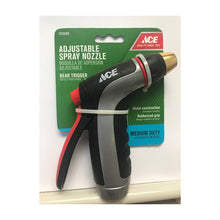 Load image into Gallery viewer, ACE Aqua Gun 102000-ADI Adjustable Hose Nozzle, Metal, Black/Gray
