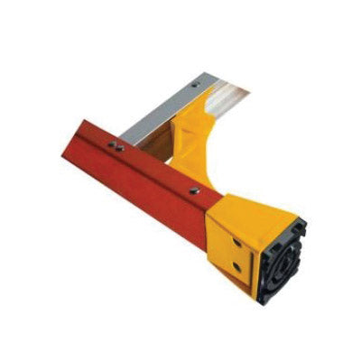 WERNER 6200 Series 6208 Step Ladder, 8 ft H, Type IA Duty Rating, Fiberglass/Plastic/Rubber/Steel, 300 lb