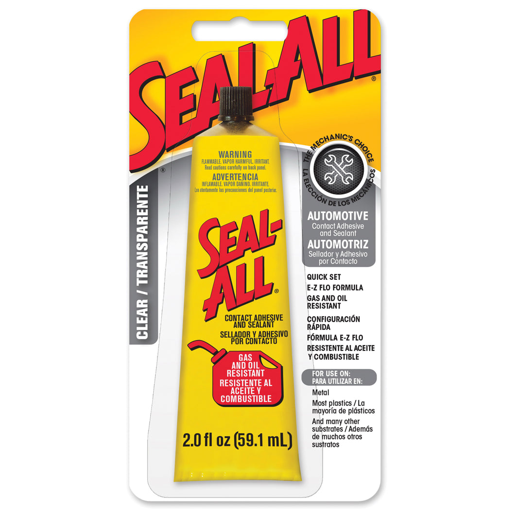 ECLECTIC 380112 Seal-All Adhesive, Clear, 2 oz Tube
